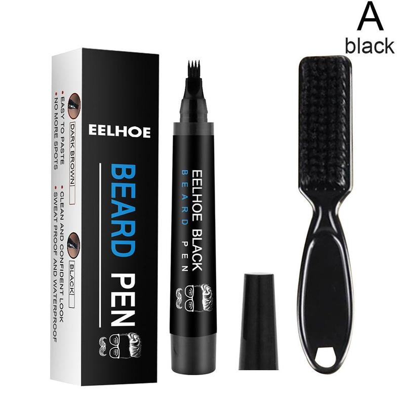 Mustache Filler Kit: Waterproof, Sweatproof, Smudge-proof Mustache Pen, Beard Drawing Pen